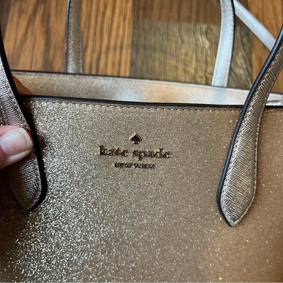Kate Spade Glitter Gold Satchel Bag - Picture 4 of 16